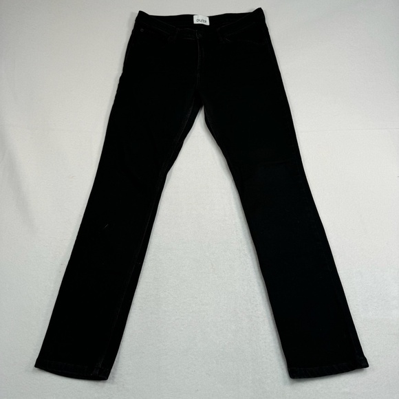 Du/Er Straight Leg Jeans Mens Size 32X32 Black Mid Rise - Picture 2 of 13